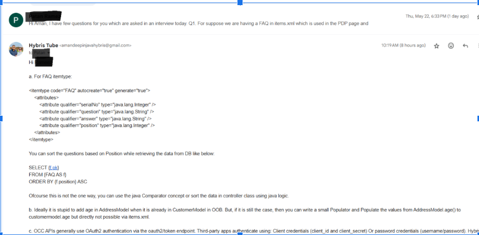 Member feedback screenshot (anonymized)