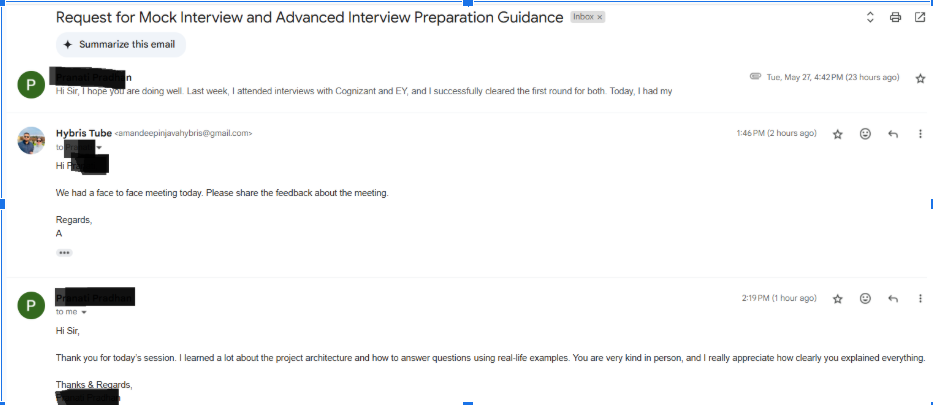 Member feedback screenshot (anonymized)