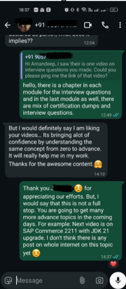 Member feedback screenshot (anonymized)